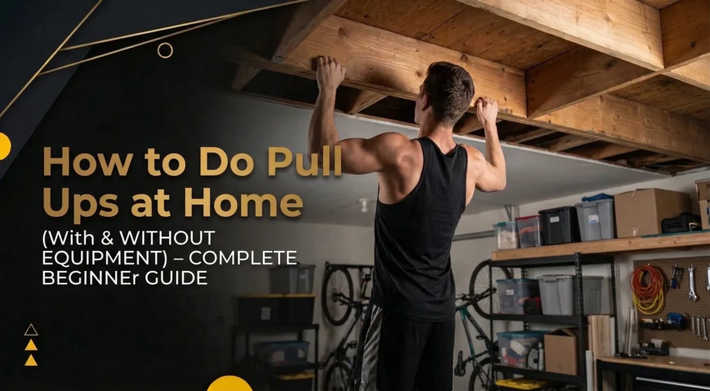 how to do pull ups at home on a wooden beam without equipment beginner guide