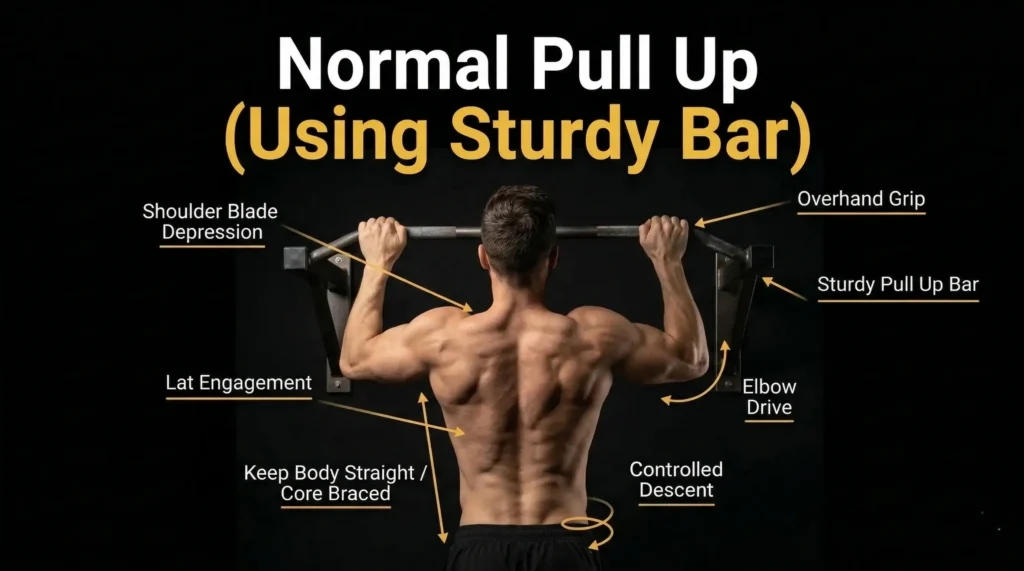 pull ups at home demonstration